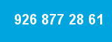 926 877 28 61 926 877 28 61